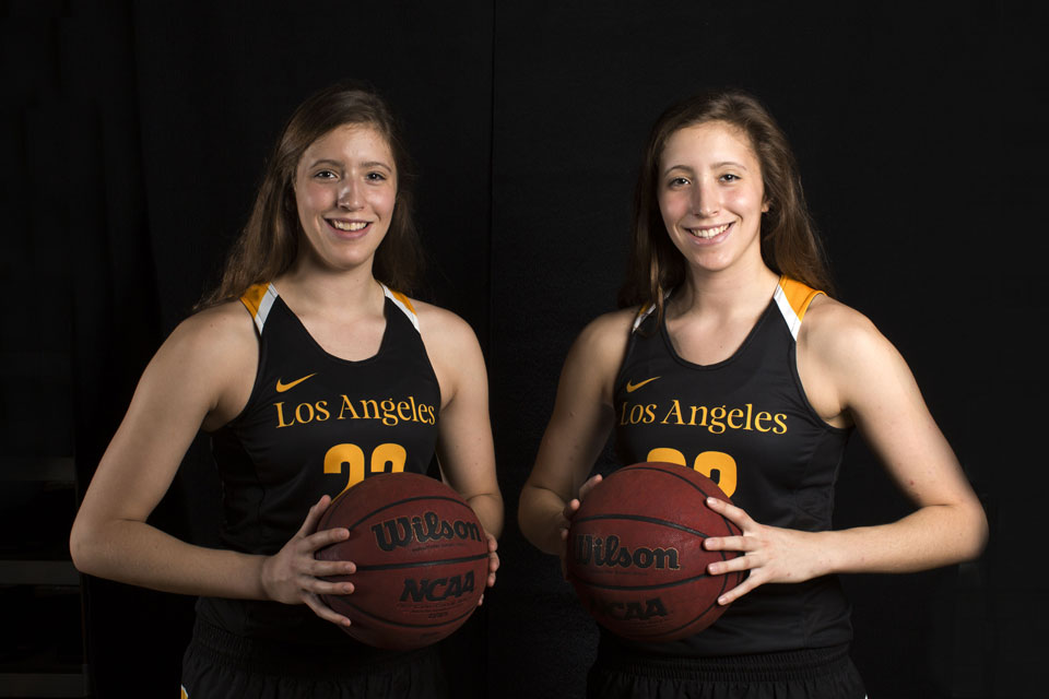 Basketball runs in the family for Golden Eagle twins