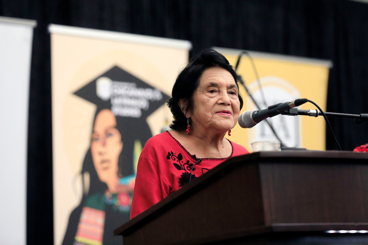 Civil rights activist, Dolores Huerta.