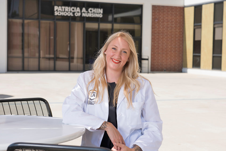Alexandra Martin, a nursing major at Cal State LA