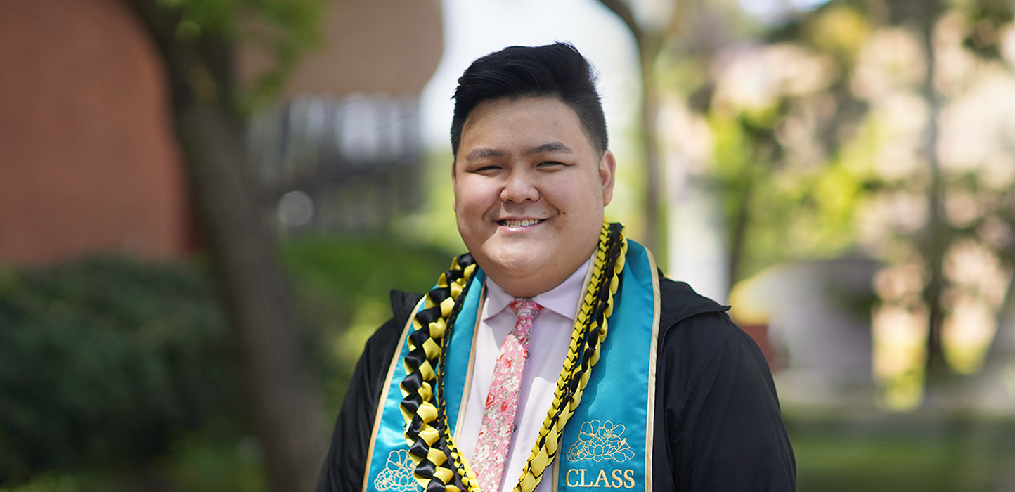 Photo of a Cal State LA graduate representing Student Success 2022