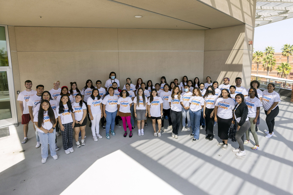 Cal State LA students sworn in as part of first cohort of statewide #CaliforniansForAll College Corps service program