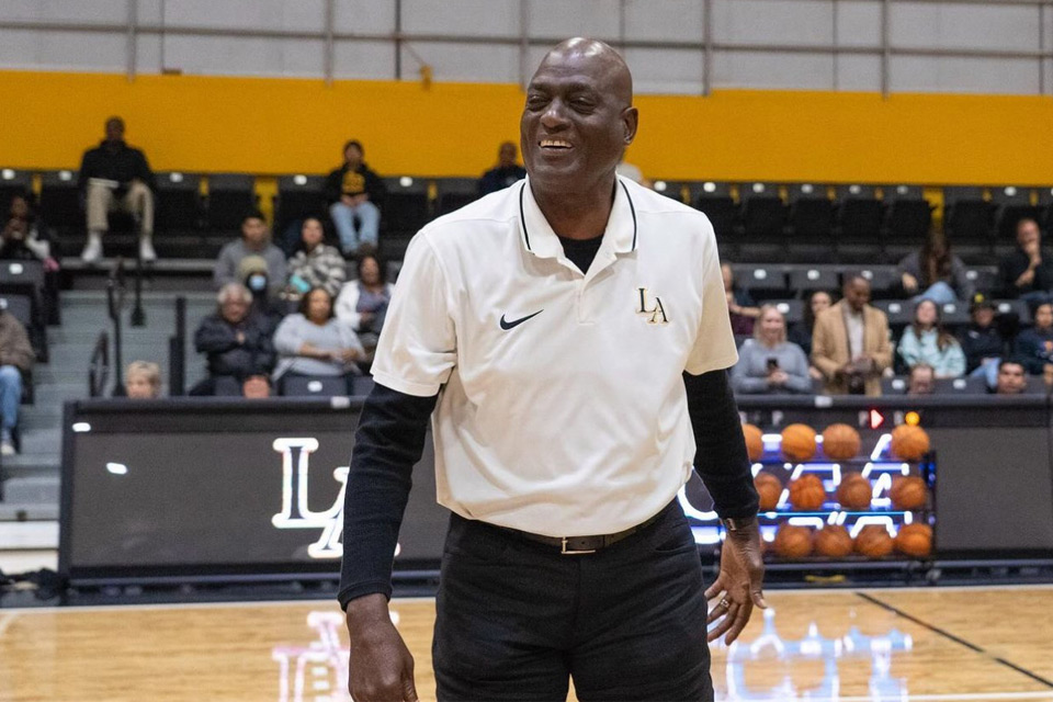 Cal State LA Assistant Coach for men's basketball, Michael Cooper.