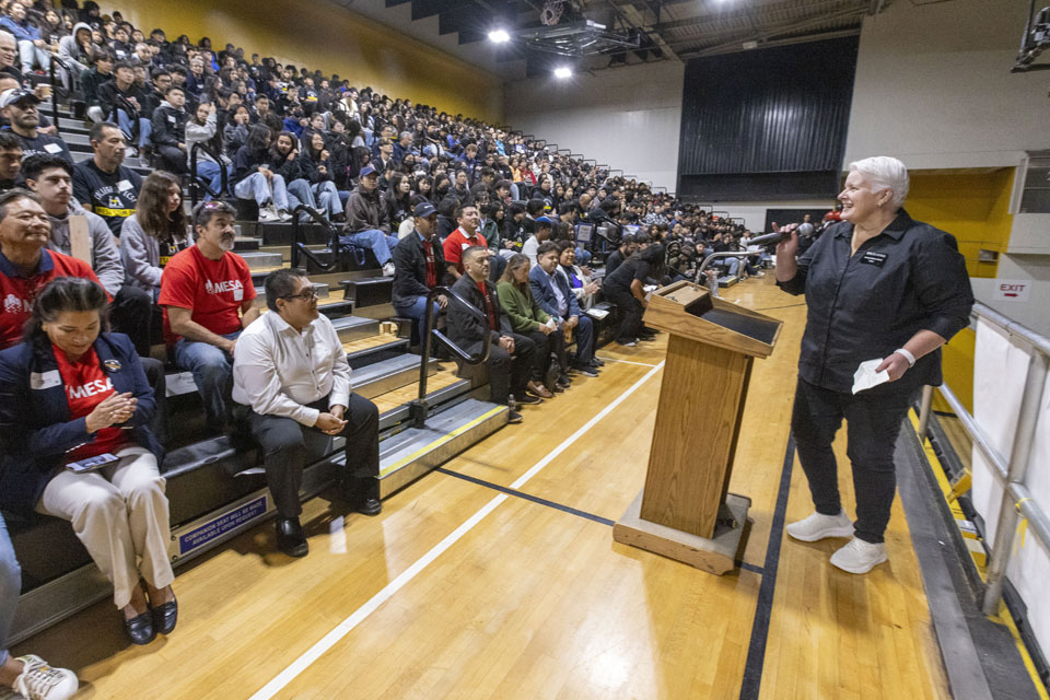 College of Engineering, Computer Science, and Technology Dean Nancy Warter-Perez.