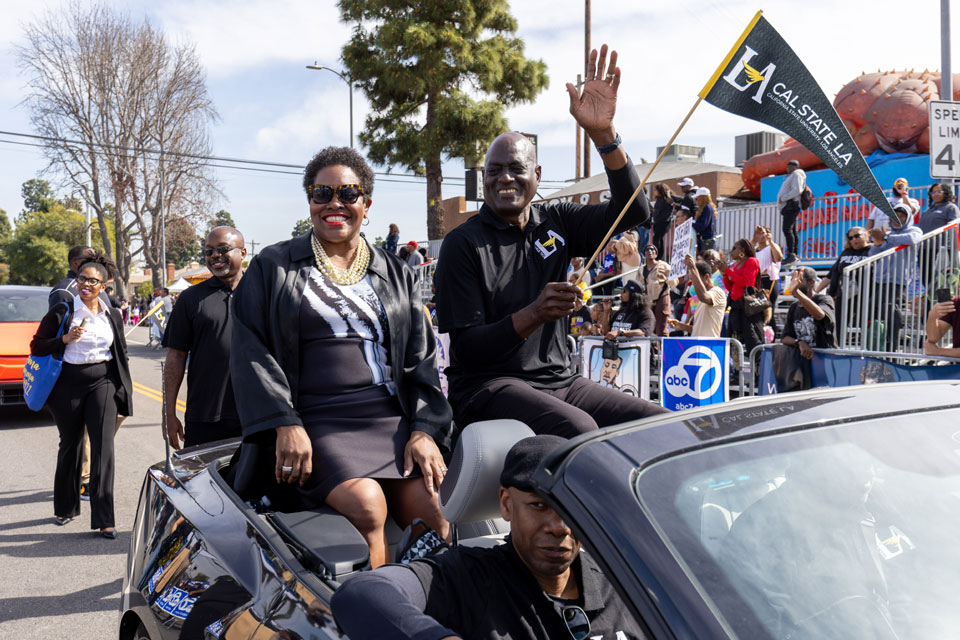 President Eanes, Cal State LA celebrate MLK’s legacy during Kingdom Day Parade