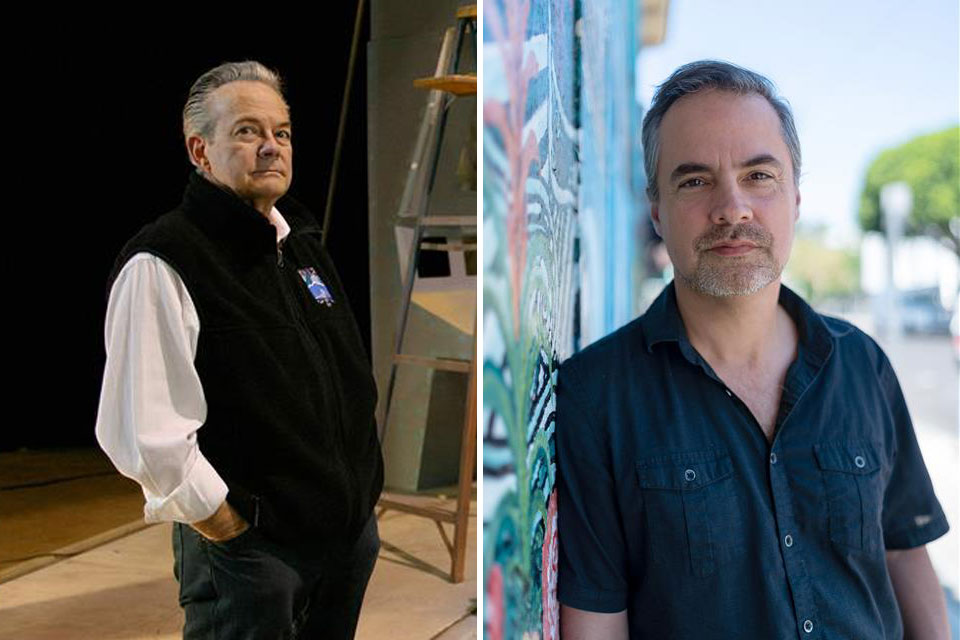 From left, Herman F. Zimmerman and Alex Rivera 