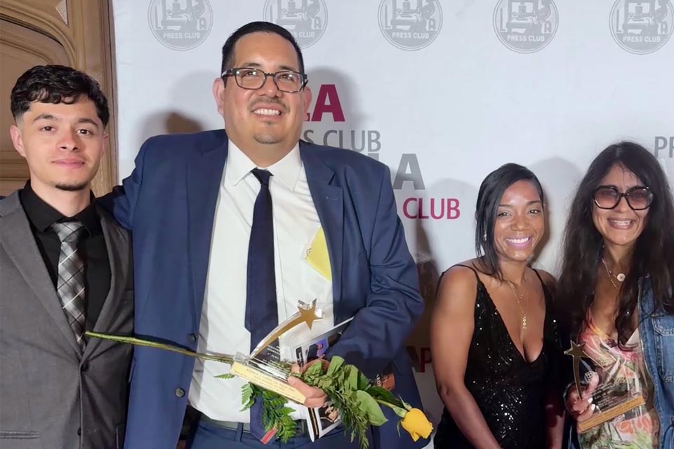 Cal State LA journalism community honored at the 68th Annual Southern California Journalism Awards